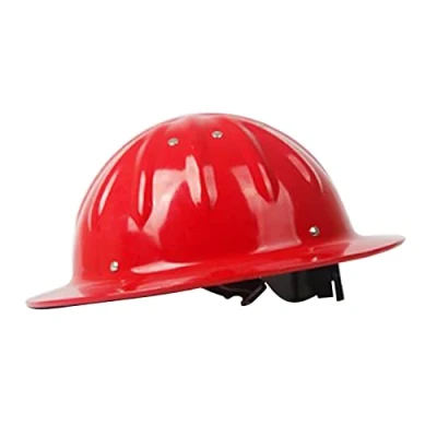 Image of WZP Full Brim Hard Hat, Construction Safety Helmet Aluminum Alloy Worker 4 point Ratchet Suspension Head Protection Industrial Adjustable Hat Hoop Multiple Color
