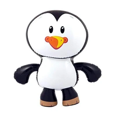 Image of Henbrandt 3XINFLATABLE Penguin Giant 56CM Blow UP Novelty Animal Party Toy