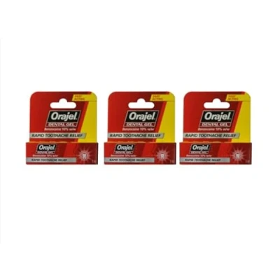 Image of MM Dental Gel [Pack of 3] Fast Acting Relief for Toothache &amp; Gum Pain