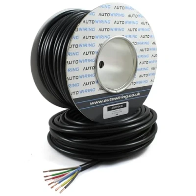 Image of AUTOWIRING Automotive 7 Core Cable 12v 24v Trailer Caravan Wire (16.5 AMP Rated 1mm²) 5/10/30/50/100 Metre (10 Coil)