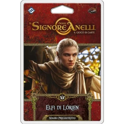 Image of Asmodee Lord of The Rings, Card Game: Elves Lórien, Preconstructed Toy, Italian Edition, 10713