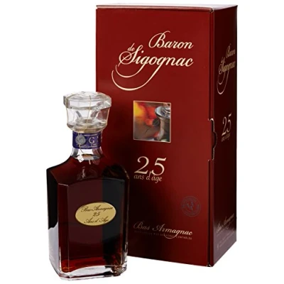 Image of Baron De Sigognac 25 Ans Carafe Armagnac Brandy 70 cl