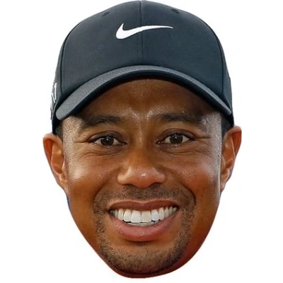 Image of FoxyPrinting Tiger Woods 01 JB Actor Movie Tv Celebrity Cardboard Party Face Mask Fancy Dress