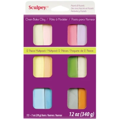 Image of Sculpey Iii Polymer Clay Multipack 1oz 12/Pkg Pastels by