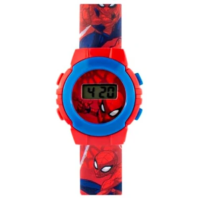 Image of Coriex Children&#039;s Watches Trendy Digital for Kids: Stylish and Practical Boys Trendsetters Time Date in Various Designs, Spiderman, Strap.
