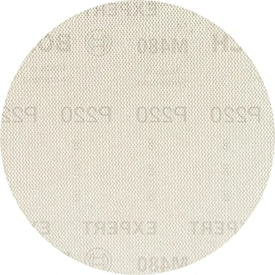 Image of Bosch Professional 5x Expert M480 Sanding Net (for Hardwood, Paint on wood, Ø 125 mm, Grit 220, Accessories Random Orbital Sander)