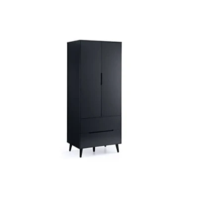 Image of Julian Bowen Alicia Combination Wardrobe Anthracite Wardrobes