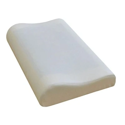 Image of Aidapt Cooling Contoured Memory Foam Orthopaedic Pillow Cushion With Gel To Aid Shoulder and Neck Pain Removable Soft Velvet Cover