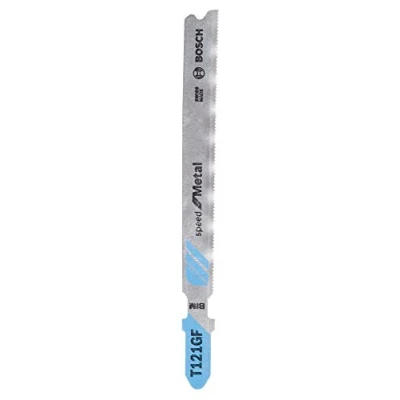 Image of Bosch Professional 3x Jigsaw Blade T 121 GF Speed for Metal (for Steel sheets, Accessories Jigsaw)