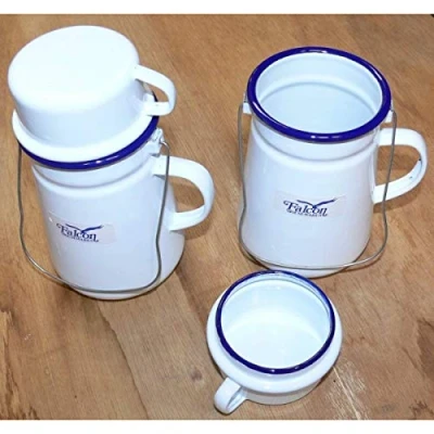 Image of Falcon Enamel 11CM Tea CAN &amp; Cup 55011
