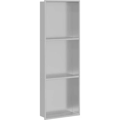 Image of vidaXL Shower Niche Silver 90 x 30 9.5 cm Stainless Steel