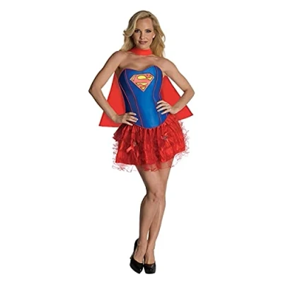 Image of Rubie&#039;s Official Ladies Supergirl Corset and Tutu, Adult Costume X Small