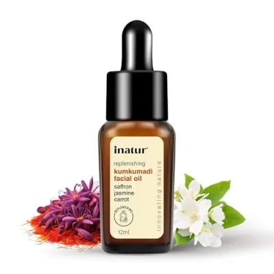 Image of INATUR Ayurveda Kumkumadi Non Greasy Anti Agening Facial Beauty Oil 12ml