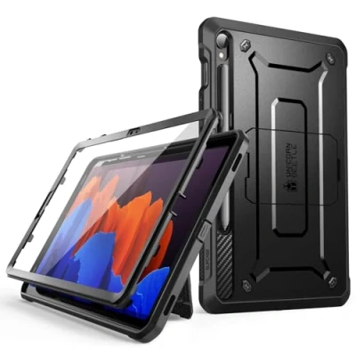 Image of SUPCASE Unicorn Beetle Pro Series Case for Samsung Galaxy Tab S9 FE 10.9 Inch (2023 Release), Full Body Rugged Heavy Duty Kickstand with Built in Screen Protector (Black)