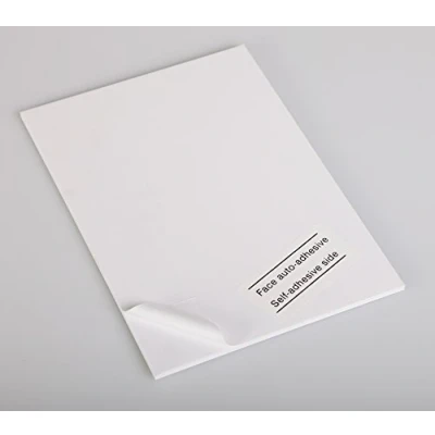 Image of Clairefontaine Ref 93611C Foam Backed Adhesive Cardboard (20 Sheets) A4 Size, Light &amp; Stiff, 5mm Thick Suitable for Decoration, Model Making Framing