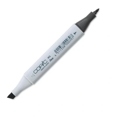 Image of Copic Classic Coloured Marker Pen (W 5) Warm Gray No.5, For Art &amp; Crafts, Colouring, Graphics, Highlighter, Design, Anime, Professional Beginners, Supplies Colouring Books
