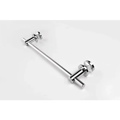 Image of Manissa Chrome Straight Towel Hanger/Towel Rail Bar Accessory