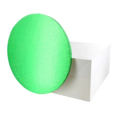 Image of Culpitt Green Board &amp; Box Set 12&quot; White Cake Drum, And Board, Transport Combo