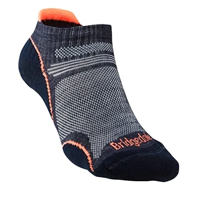 Image of Bridgedale HIKE Ultralight T2 Merino Performance Low Women&#039;s Large Navy / Candy