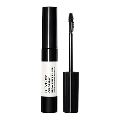 Image of Revlon ColorStay Brow Fiber Filler, Longwearing &amp; Volumising Waterproof Eyebrow Gel, 306 Clear