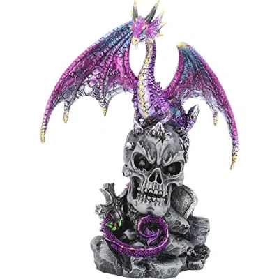 Image of Nemesis Now Loyal Defender Figurine 27cm Purple
