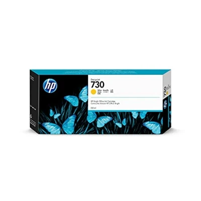Image of HP Cartouche d’Encre 730 DesignJet Jaune, 300 ml