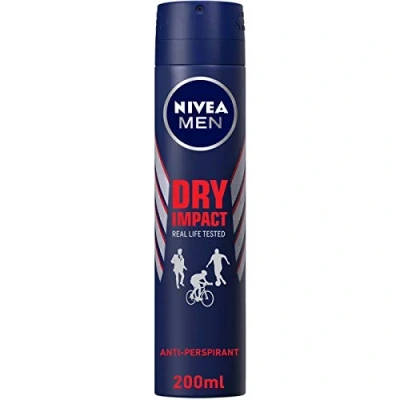 Image of Nivea Deodorant, Men Dry Impact, 200 ml