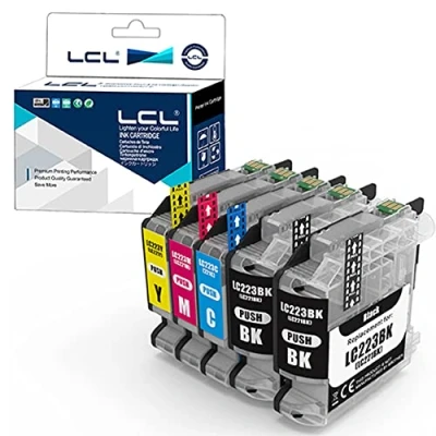 Image of LCL Compatible Ink Cartridge LC 223 LC223 XL 223BK LC223BK 223C LC223C 223M LC223M 223Y LC223Y (5PK 2KCMY) Replacement for Brother MFC J480DW J680DW J880DW DCP J4120DW J562DW J4420DW