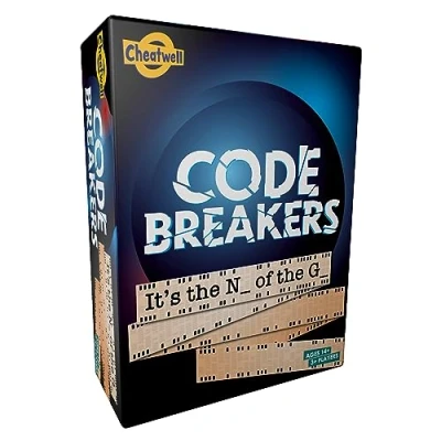Image of Cheatwell Games Code Breakers Party Word Game Solve the Puzzle Crack Over 500 Ciphers Ages 14+, 3+ Players It&#039;s N___ of G___