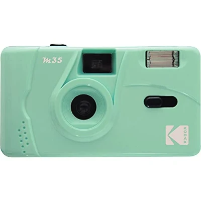 Image of Kodak M35 35mm Reusable Film Camera Mint Green Iconic Retro Lomo