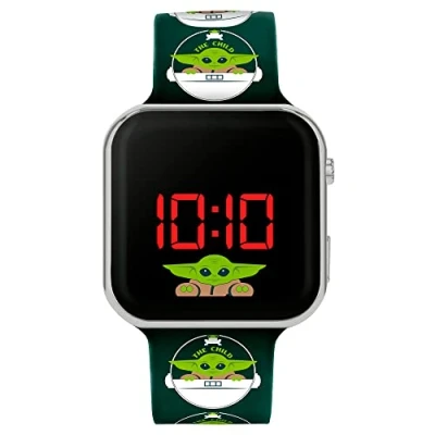 Image of Star Wars Boy&#039;s Digital Quartz Watch with Silicone Strap MNL4034
