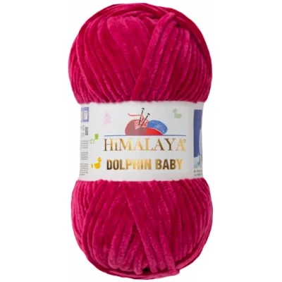 Image of Strickfein Himalaya Dolphin Baby Wool Yarn, Cotton Knitting for Knitting, Crochet (80310 Raspberry)