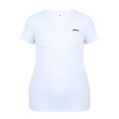 Image of Slazenger Womens Crew Neck T Shirt White 14
