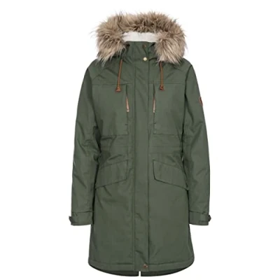 Image of Trespass Womens Faithful Waterproof Jacket, Basil, 10 EU