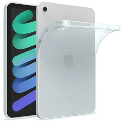 Image of Okuli Transparent Protective Slim Silicone Cover Case For Apple iPad Air 4 (10.9) in Clear