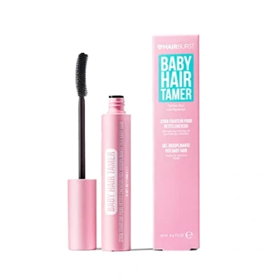 Image of Hair BURST Baby Tamer Stick Instant Smoothing &amp; Finishing Flyaway Tamer, Non Greasy Frizz Control Brush with Nourishing Coconut Argan Oils, Vegan Cruelty Free