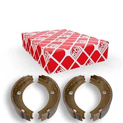 Image of 0024205920, 0024205920S1, A0024205920, A0024205920S1 Handbrake Shoes FEBI BILSTEIN 23190 Rear Axle MERCEDES BENZ: Sprinter 4 T Platform/Chassis