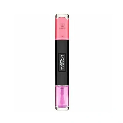 Image of L&#039;Oréal Paris Long Lasting Infallible Duo Gel Nail Polish 033 Pink Warrior