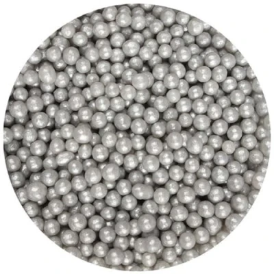Image of Purple Cupcakes Pearls SHIMMER STERLING SILVER Cake and Cupcake Sprinkles for Birthdays, Weddings all occassions