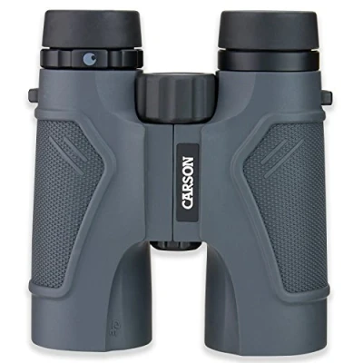 Image of Carson TD 042 10x42 3D Series HD Binoculars , Grey