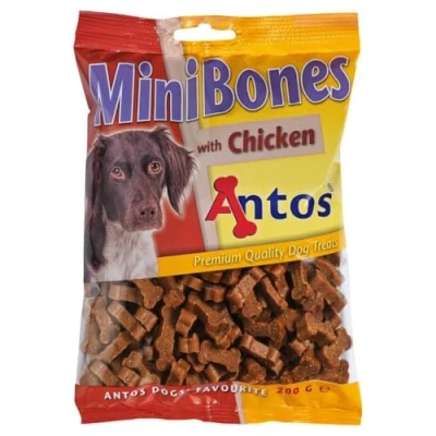 Image of Antos Mini Bones Chicken Dog Treats, 200 g