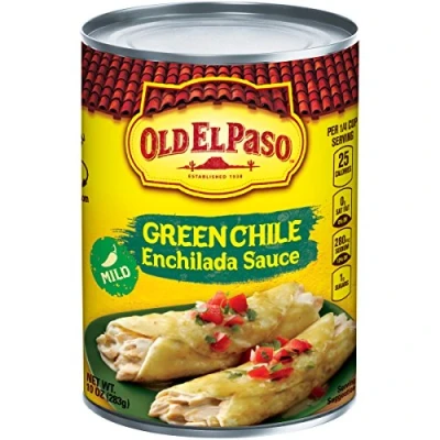 Image of Old El Paso Mild Green Chile Enchilada Sauce 283g (Pack of 3)