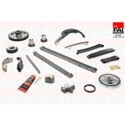Image of 13024AD210, 13028AD201, 13028AD202, 13028AD20A, 13028AD211 Timing Chain Kit FAI AutoParts TCK41 NISSAN: X Trail