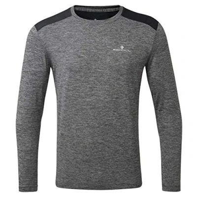 Image of Men&#039;s Life L/S Tee, Grey/Charcoal, M