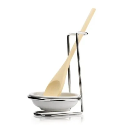 Image of Kilo BA9 Stand with Bowl &amp; Spoon, Stainless Steel