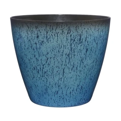 Image of Classic Home and Garden Planter, Resin, Indigo, Vogue 8&quot;