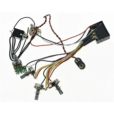 Image of KAISH Pre wired 3 Band Active &amp; Passive EQ Equalizer Electric Bass Preamp Circuit