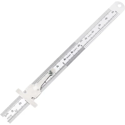 Image of Kennedy 150mm/6&quot; Rustless Rule &amp; Clip Round End