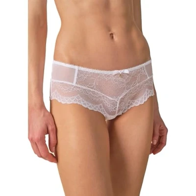 Image of Gossard Women&#039;s Superboost Lace Non padded Plunge Bra Briefs, White, S UK