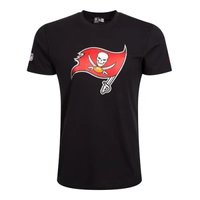 Image of New Era Tampa Bay Buccaneers T Shirt Nfl Team Logo Black M